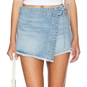 Free People Denim Skort